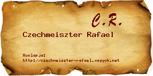 Czechmeiszter Rafael névjegykártya